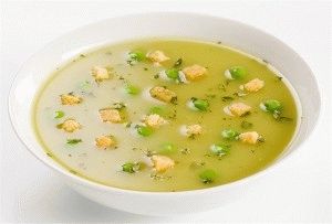 Когато на децата може да се даде грахова супа