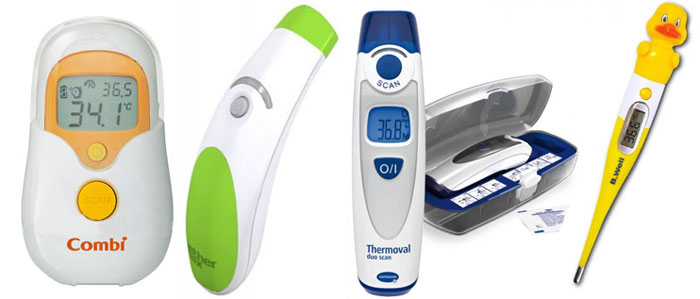 Types of thermometers for newborns