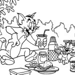 Tom und Jerry bei einem Picknick