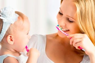 myjemy zęby dziecka