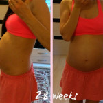28 أسبوع - حجم بطن الحمل