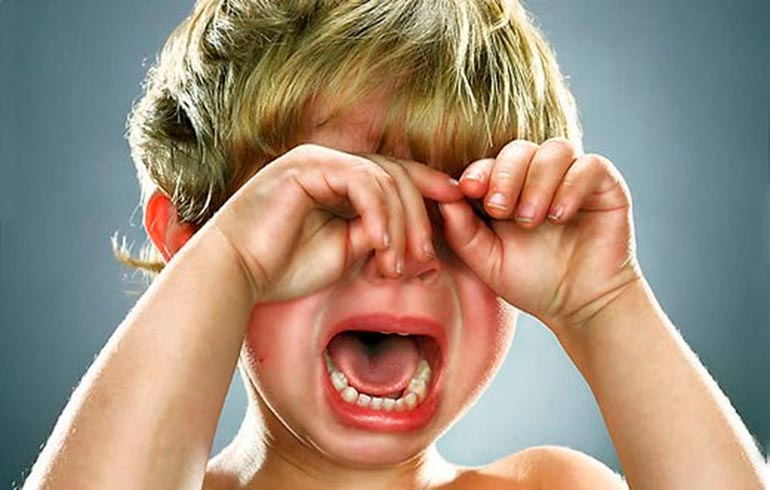 Wutanfall bei einem Kind