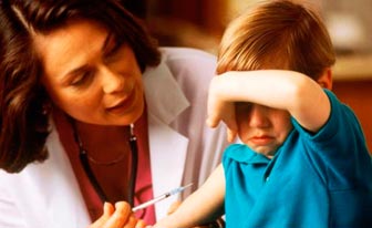 вакцинације које се плаше детета