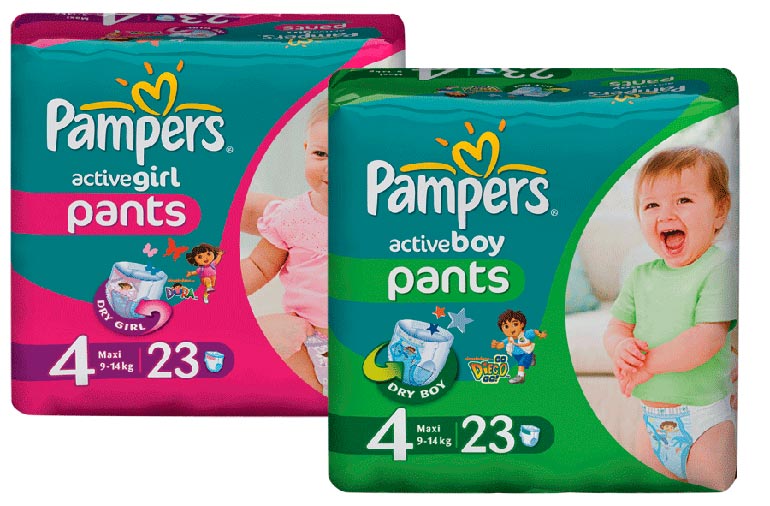 Pampers active pants