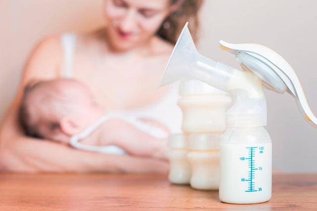 čerpání mateřského mléka