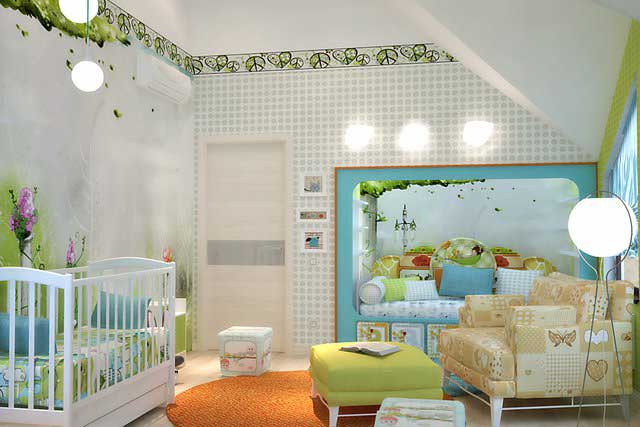 غرفة الطفل لطفل حديث الولادة