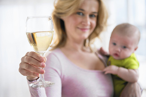 šampaňské pro kojení