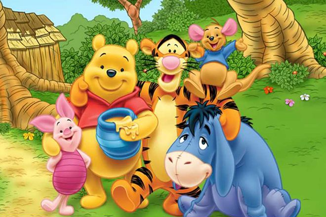 Pagini de colorat Winnie the Pooh