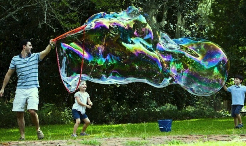 gigantische zeepbellen