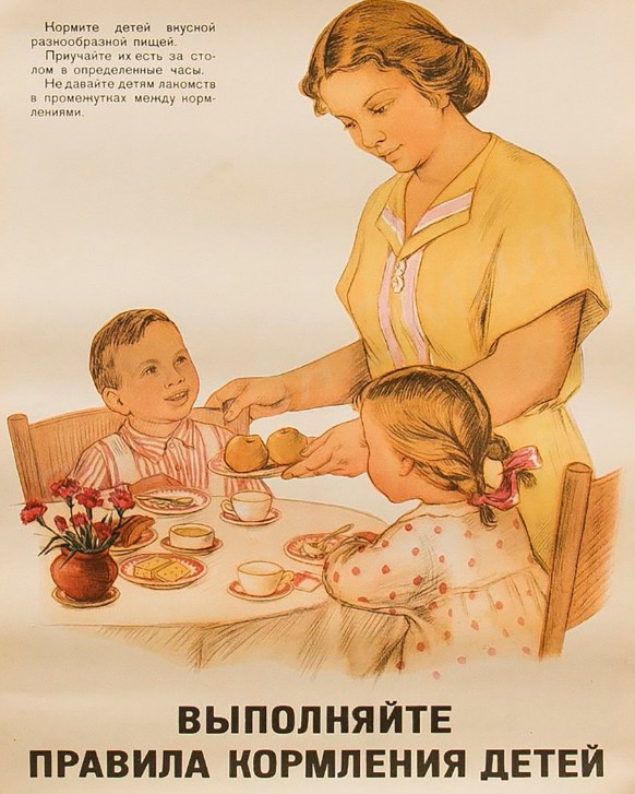 قواعد إطعام الأطفال في الاتحاد السوفيتي