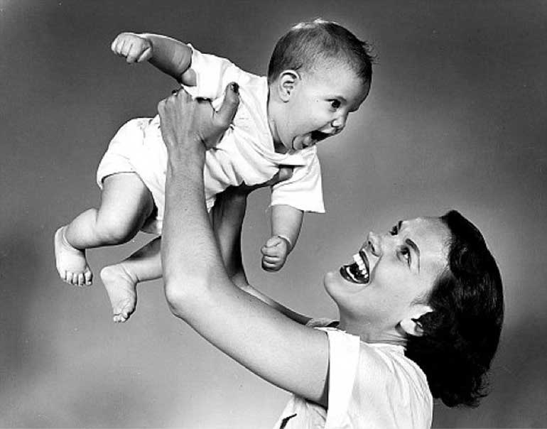 ussr mother with baby